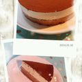 YuKiMi♡'s cooksnap of when they made ❇チョコandキャラメルのムースケーキ❇.