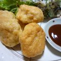 もーもーまきば's cooksnap of when they made ヘルシー♫豆腐と鶏ひき肉のナゲット.