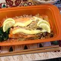 Pu♡Pu's cooksnap of when they made ポンマヨで～♪鮭のホイル焼き.
