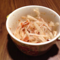 ぶたりんご's cooksnap of when they made 大根の皮の梅おかか和え.