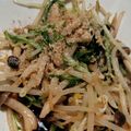 まてもも's cooksnap of when they made もやし・三つ葉・しめじ☆中華ゴマ和え♪.