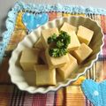 ななこ２２'s cooksnap of when they made [レンジ] 高野豆腐の煮もの.