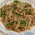 ゆいぱぴちゃ's cooksnap of when they made もやしと挽き肉の中華炒め。.