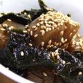 shinyui's cooksnap of when they made 和風ピリ辛☆こんにゃく海苔煮♪.