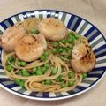 もうらん's cooksnap of when they made 簡単ホタテバター＆グリーンピースのパスタ.