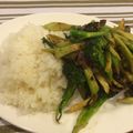 むちmuchiko's cooksnap of when they made 牛肉とブロッコリーの茎のオイスター炒め☆.
