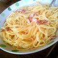◆あすにゃん◆'s cooksnap of when they made 簡単！フライパンだけでつくるカルボナーラ.