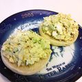 龍青空ママ's cooksnap of when they made イングリッシュマフィンでアボたまサンド.
