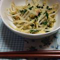 9tomo's cooksnap of when they made もやしとベーコンの玉子炒め☆.