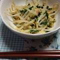 9tomo's cooksnap of when they made もやしとベーコンの玉子炒め☆.
