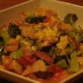 schro's cooksnap of when they made ブロッコリーとトマトの卵とじ.