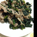 蜜っ子's cooksnap of when they made 豚肉とほうれん草のリンゴ炒め.