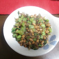 Ｄaｄaの自炊生活's cooksnap of when they made 大根の葉と納豆の炒め物.