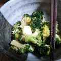 西ヶ原's cooksnap of when they made ブロッコリーの山葵醤油和え.
