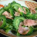 myukitty's cooksnap of when they made ゴーヤのベーコン炒め、味付けは白だしで.