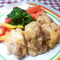 marble♪'s cooksnap of when they made 鳥の唐揚げはちみつレモンバターソース.