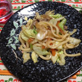 はるこし's cooksnap of when they made 簡単めんつゆと白ねぎで焼きうどん.
