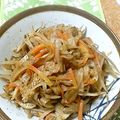 bineta's cooksnap of when they made ☆きんぴらごぼう+油揚げ☆.