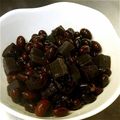 cnov's cooksnap of when they made こんにゃく＆ごぼう入り黒豆煮☆圧力鍋使用.
