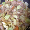 ４番目's cooksnap of when they made 焼きそばみたいな野菜炒め.
