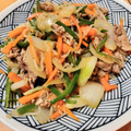 山ばあば's cooksnap of when they made 【作り置き】焼肉のタレで白滝チャプチェ風.