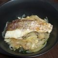 しーにょろ's cooksnap of when they made 簡単！レンジで鯛の酒蒸し☆.
