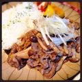 poppys's cooksnap of when they made 牛肉とキノコのヘルシー胡麻ダレ炒め.