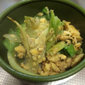 yk_nomu's cooksnap of when they made たっぷりレタスと卵の塩麹炒め.