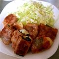魔法陣グルグル's cooksnap of when they made 自然薯の豚肉しそ巻き.