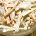 olive11's cooksnap of when they made しらたきごぼう♡ゴマヨサラダ.