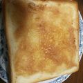 しげくん☆'s cooksnap of when they made 懐かしの味♪きな粉トースト＝黄金パン☆.