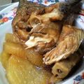 maruru-nn's cooksnap of when they made 魚のあらと大根の煮物☆圧力鍋.