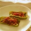 まるねこたん's cooksnap of when they made レンジで簡単☆ピーマン肉詰め.