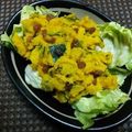 おれんじはうす's cooksnap of when they made ルクエで簡単☆かぼちゃとレーズンのサラダ.