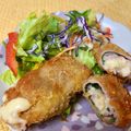 ゆう☆みさ's cooksnap of when they made 薄切り豚ロースを使った♪大葉チーズカツ.