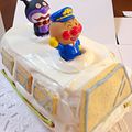 華菜mama's cooksnap of when they made ☆電車☆の誕生日ケーキ.
