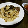 おりょうりにがて's cooksnap of when they made しいたけ薫る☆長芋とベーコンの和風パスタ.