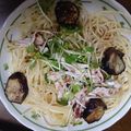 こまつな☆'s cooksnap of when they made さっぱり♪ささみとかいわれの梅鰹パスタ.