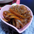 さくらもち姫's cooksnap of when they made さっぱり♬人参・玉葱・蒟蒻の生姜風味炒め.