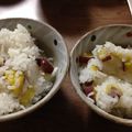 エル♀'s cooksnap of when they made さつまいもご飯.