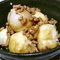 Kαi＊MαMα's cooksnap of when they made ひき肉入り里芋の煮っ転がし.