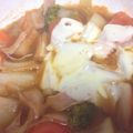 もこにゃん◎'s cooksnap of when they made ハムチーズトマト鍋.