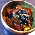 へきの's cooksnap of when they made ナスとカボチャの田楽みそ和え.