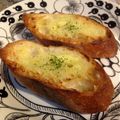 ぶ〜こ♡'s cooksnap of when they made ウチの簡単ガーリックトースト♪.