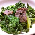 ✿オカピ✿'s cooksnap of when they made かつお菜と牛肉の煮物.