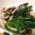 をどり's cooksnap of when they made ほうれん草としめじの大人のおひたし♪.