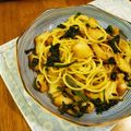 piopiopiop's cooksnap of when they made 鱈＆ほうれん草のバター醤油スパ.