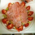 アクア・ティナ's cooksnap of when they made 簡単☆生野菜ミックスで☆生ハムサラダ.