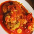 pesymi's cooksnap of when they made 野菜がギュ！トマト煮込みハンバーグ.