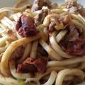 カンちん's cooksnap of when they made お酒にも合う梅とオイスターソース焼うどん.